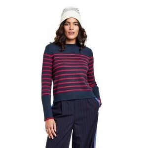 La ligne x target navy & red sweater nwt